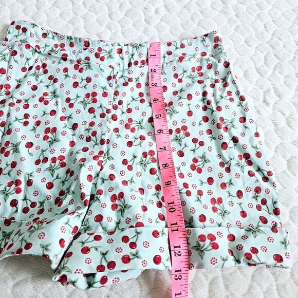 Bettie Page Queen of Pinups cherry blue shorts 8 1950s Y2k - Picture 5 of 8